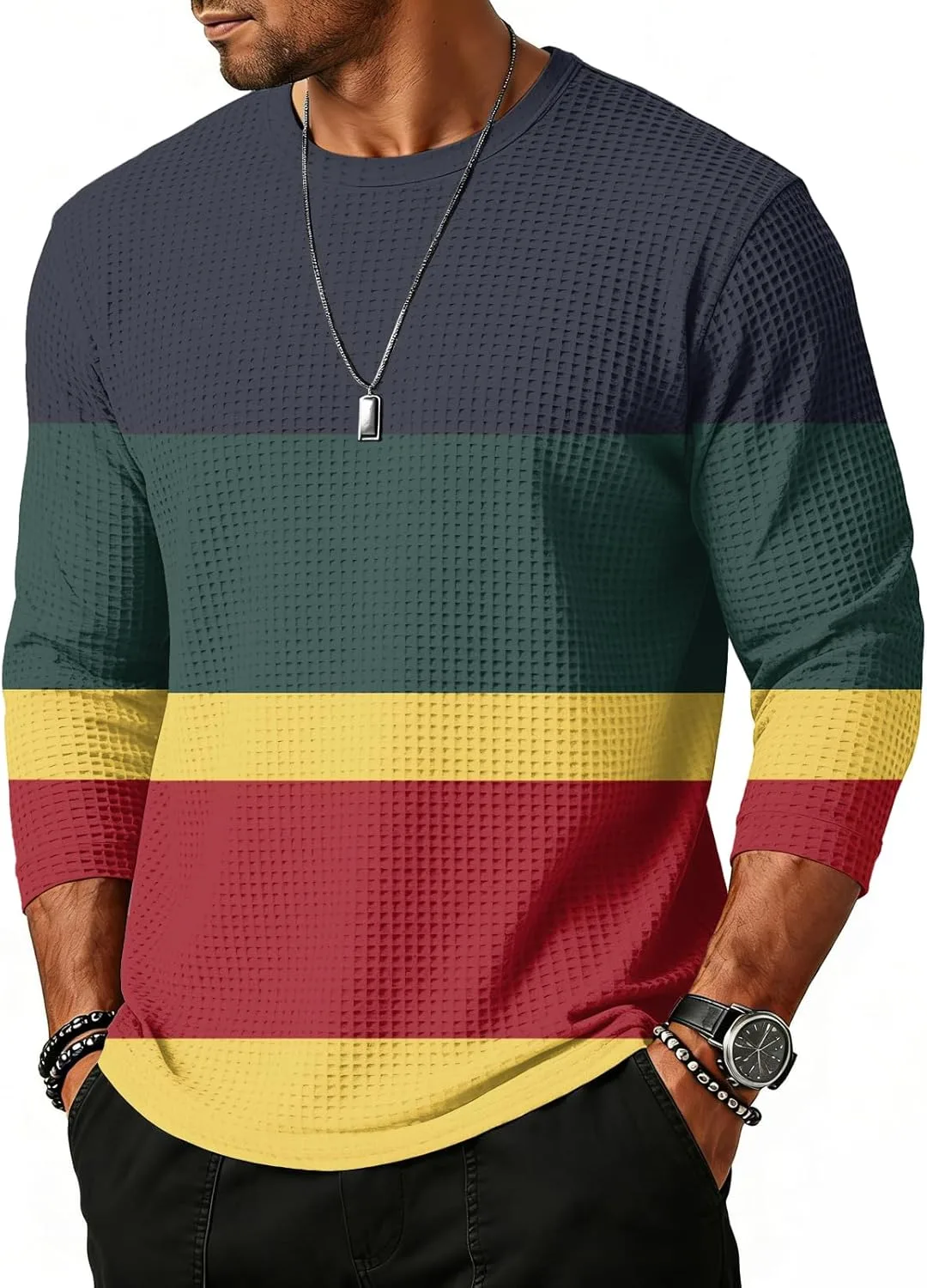 WENKOMG1 мужская бейсбольная футболка с 3/4 рукавом в полоску, S-2XL
WENKOMG1 мужская бейсбольная футболка с 3/4 рукавом в полоску, S-2XL