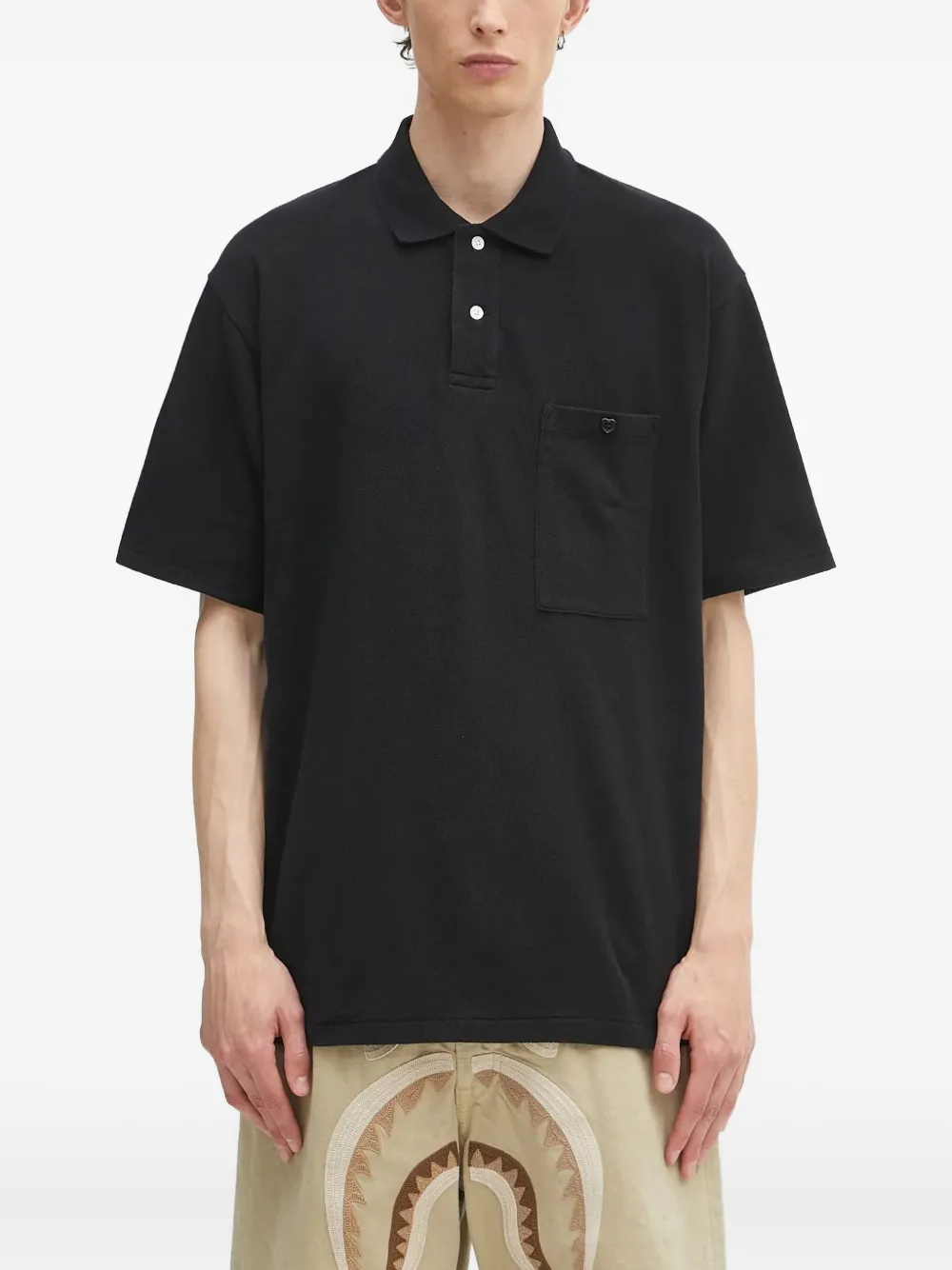 Рубашка-поло с короткими рукавами и карманом Human Made, черный
Рубашка-поло с короткими рукавами и карманом Human Made, черный