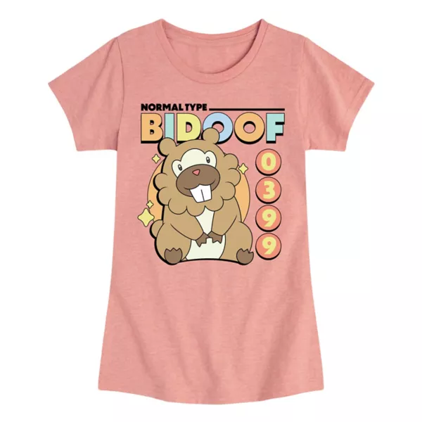 Футболка с покемонами обычного типа для девочек 7-16 лет Licensed Character, розовый 
Футболка с покемонами обычного типа для девочек 7-16 лет Licensed Character, розовый