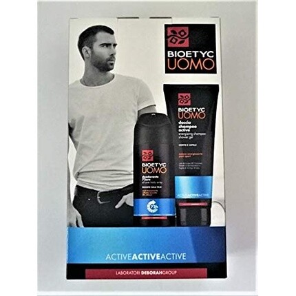 Набор Дезодорант Active Bioetyc Homme 72ч 150мл + шампунь Doccia Active 250мл Bioetyc
Набор Дезодорант Active Bioetyc Homme 72ч 150мл + шампунь Doccia Active 250мл Bioetyc