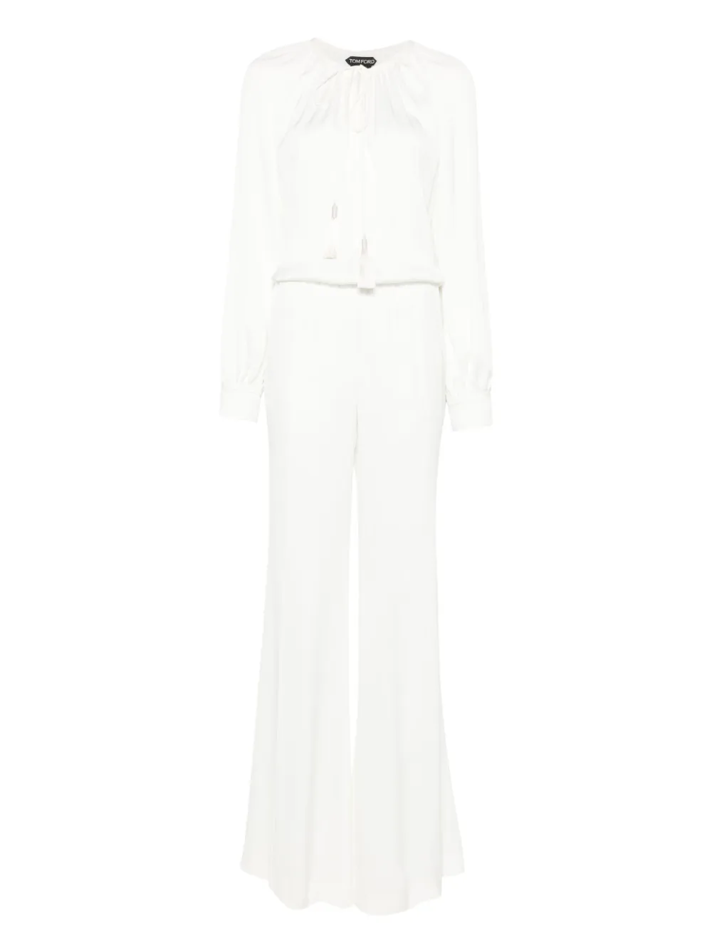Комбинезон с завязками TOM FORD, белый 
Комбинезон с завязками TOM FORD, белый