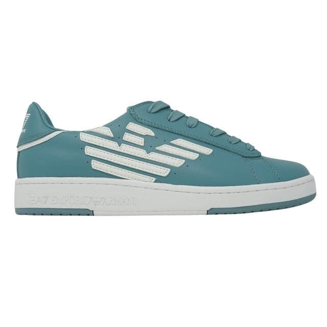 Дымчатые кожаные кроссовки Eagle с логотипом Ea7, синий
Дымчатые кожаные кроссовки Eagle с логотипом Ea7, синий