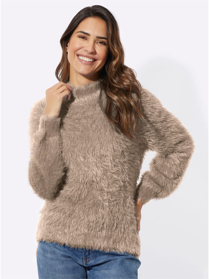 Sieh an! Свитер со стоячим воротником, цвет кунжут
Sieh an! Свитер со стоячим воротником, цвет кунжут