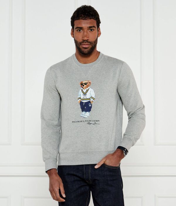 Свитшот мужской Polo Ralph Lauren с принтом медведя, серый
Свитшот мужской Polo Ralph Lauren с принтом медведя, серый