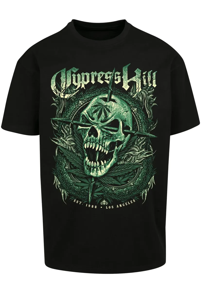 Рубашка с короткими рукавами MisterTee "Мужская футболка Cypress Hill Skull Face Oversize", черный 
Рубашка с короткими рукавами MisterTee "Мужская футболка Cypress Hill Skull Face Oversize", черный