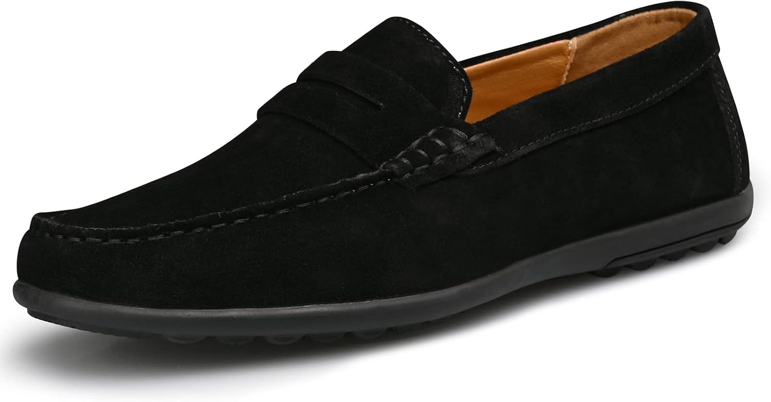 Мужские мокасины-лоферы из кожи, повседневные слипоны, удобные и легкие Luodenglang, черный
Мужские мокасины-лоферы из кожи, повседневные слипоны, удобные и легкие Luodenglang, черный