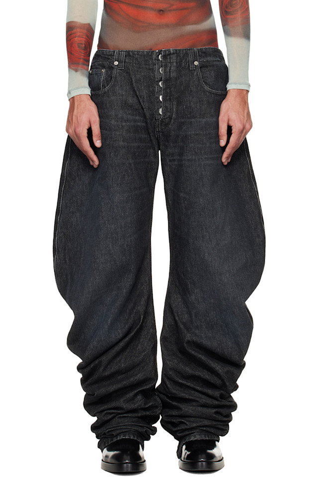 Jean Paul Gaultier Черные джинсы свободного кроя
Jean Paul Gaultier Черные джинсы свободного кроя