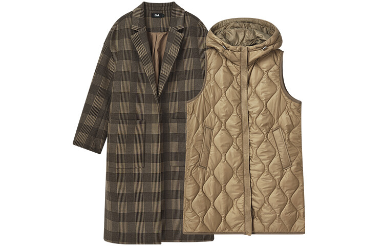 Стеганая куртка женская средней длины цвета хаки Fila
Стеганая куртка женская средней длины цвета хаки Fila