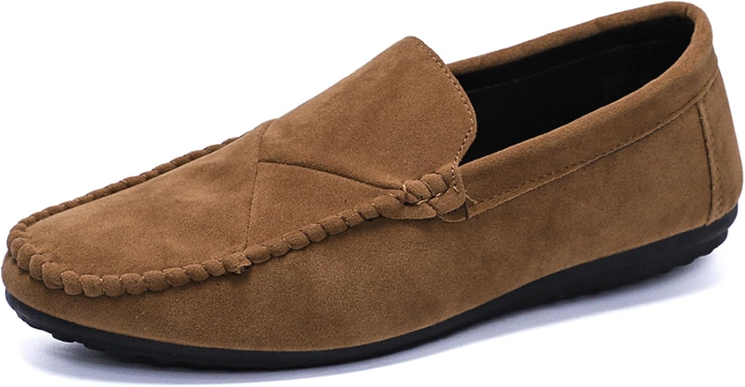 Мужские премиальные замшевые лоферы Комфортные кожаные туфли для делового повседневного вождения и повседневного комфорта Jhfdioy, коричневый
Мужские премиальные замшевые лоферы Комфортные кожаные туфли для делового повседневного вождения и повседневного комфорта Jhfdioy, коричневый
