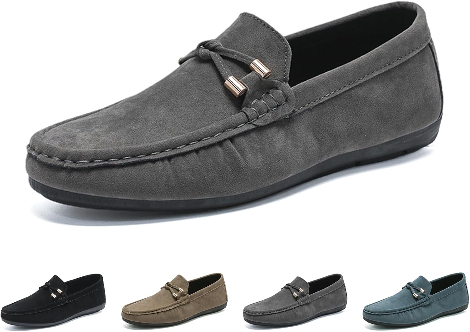 Мужские замшевые мокасины GLBDU, лоферы с монетницей, повседневные, с круглым носком, без шнурков, на плоской подошве, обувь, легкие и удобные, подходящие для делового и повседневного стиля, серый
Мужские замшевые мокасины GLBDU, лоферы с монетницей, повседневные, с круглым носком, без шнурков, на плоской подошве, обувь, легкие и удобные, подходящие для делового и повседневного стиля, серый
