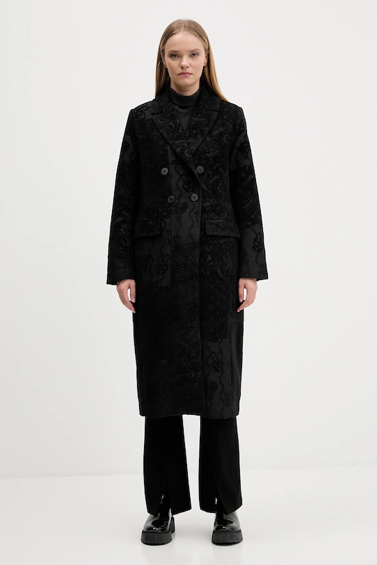 Пальто в полоску Desigual, черный
Пальто в полоску Desigual, черный