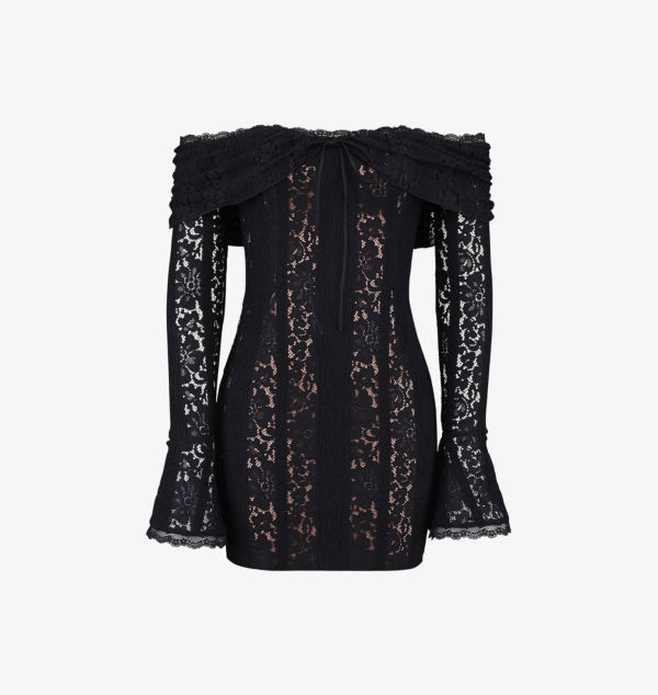 Кружевное мини-платье Sadie с открытыми плечами House Of Cb, черный
Кружевное мини-платье Sadie с открытыми плечами House Of Cb, черный