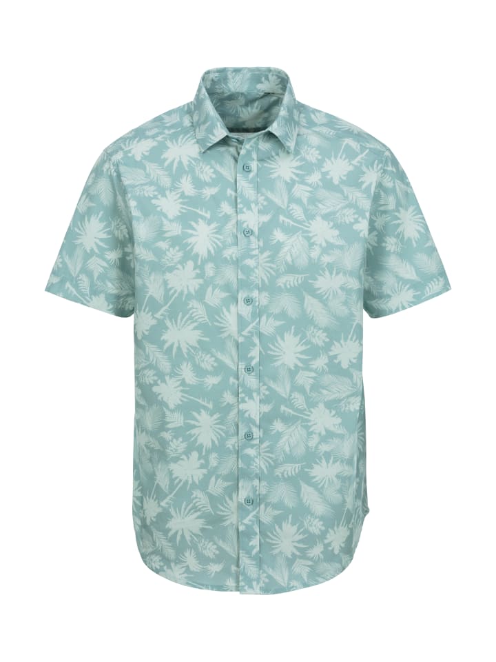 Гавайская рубашка с бирюзовым принтом Beach Time
Гавайская рубашка с бирюзовым принтом Beach Time