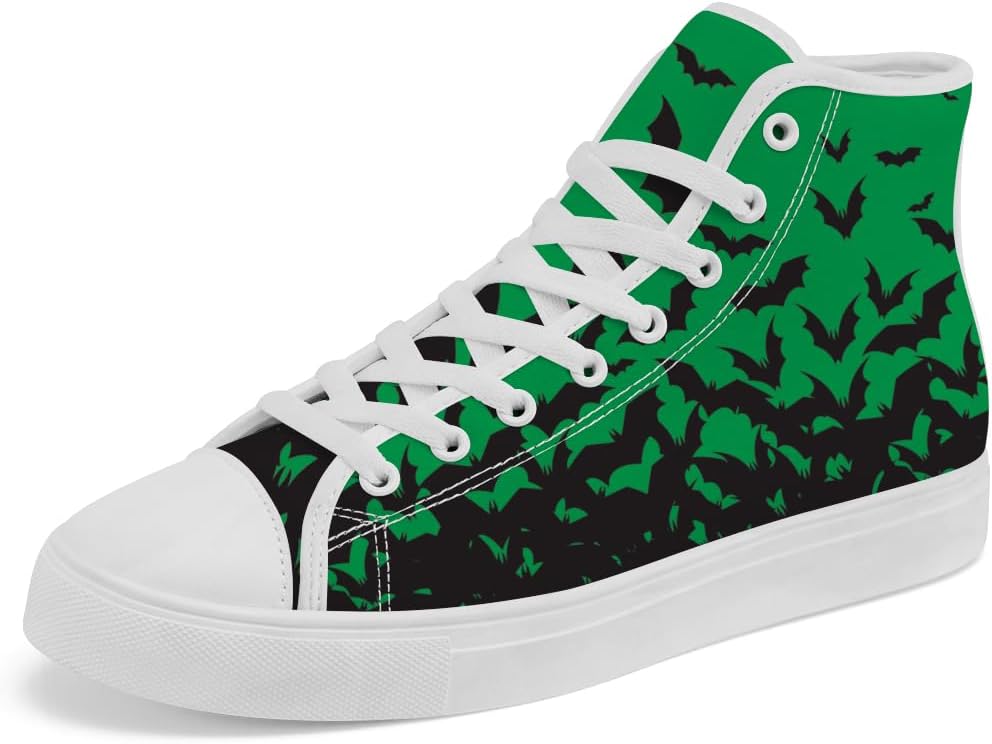 Высокие кеды из канвы для женщин и мужчин Бэт высокие кроссовки на шнуровке повседневные Chebing, зеленый
Высокие кеды из канвы для женщин и мужчин Бэт высокие кроссовки на шнуровке повседневные Chebing, зеленый