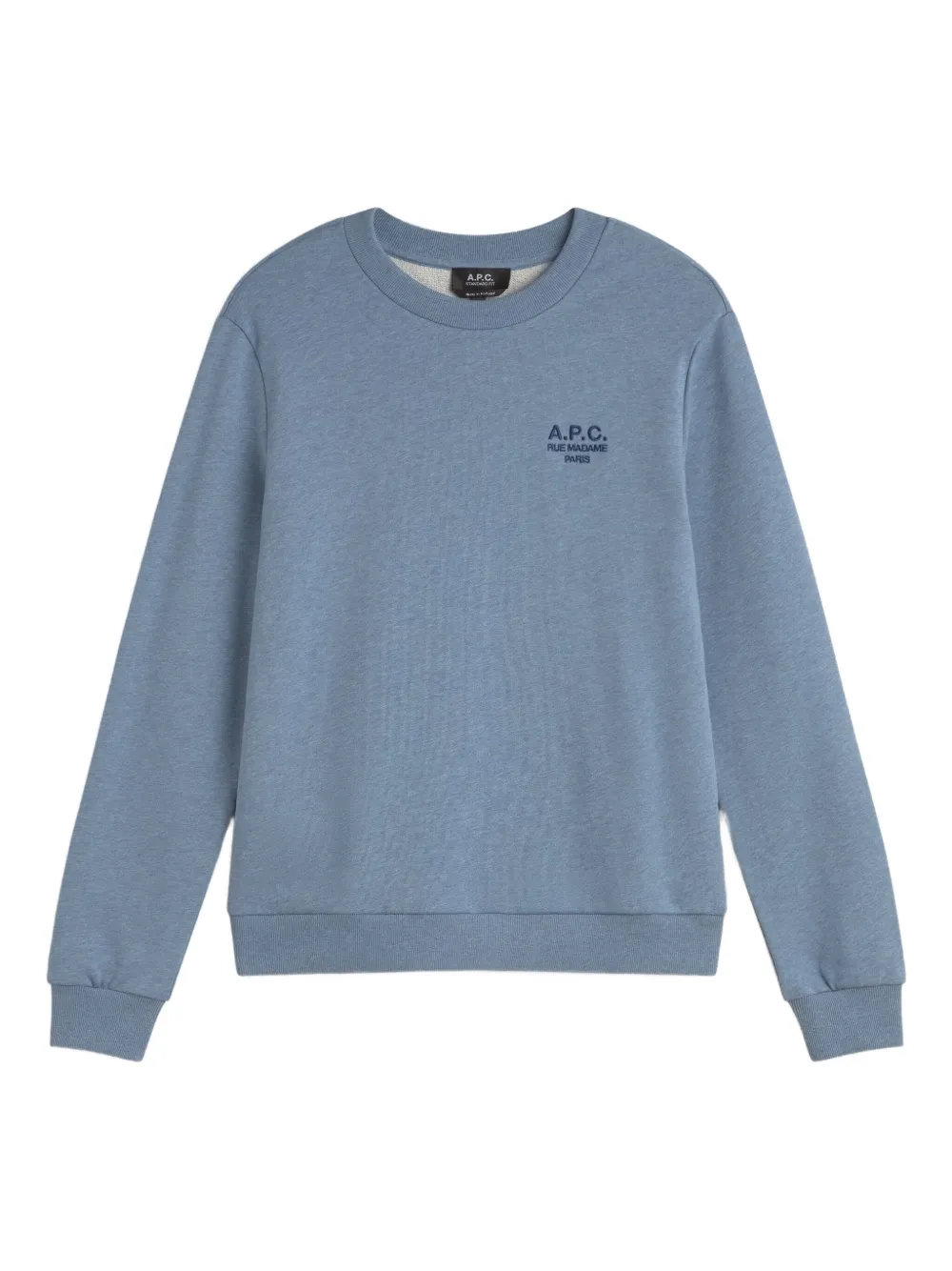 Толстовка с вышитым логотипом Rue Madame A.P.C., синий
Толстовка с вышитым логотипом Rue Madame A.P.C., синий