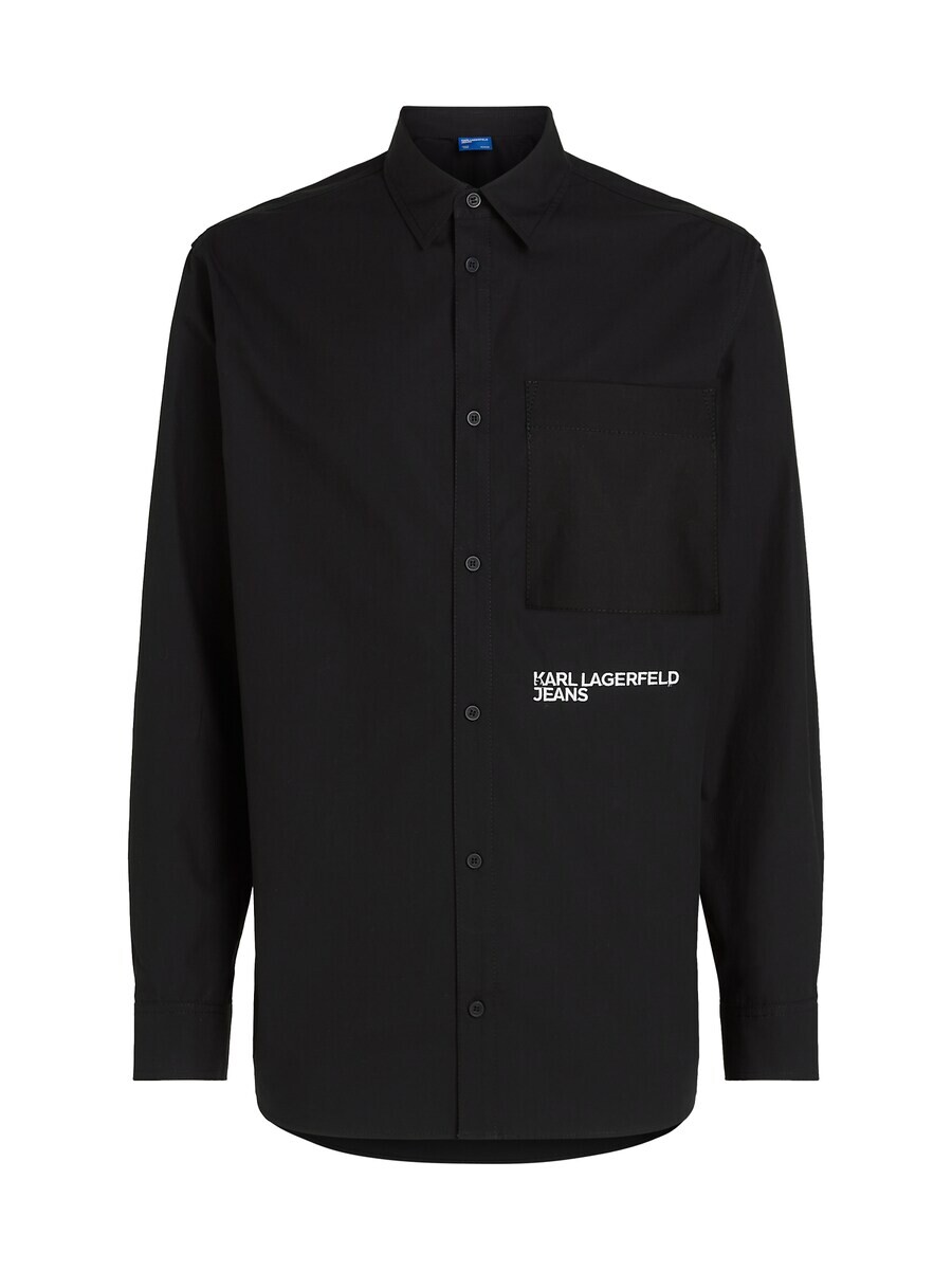 Рубашка на пуговицах стандартного кроя Karl Lagerfeld Jeans, черный
Рубашка на пуговицах стандартного кроя Karl Lagerfeld Jeans, черный
