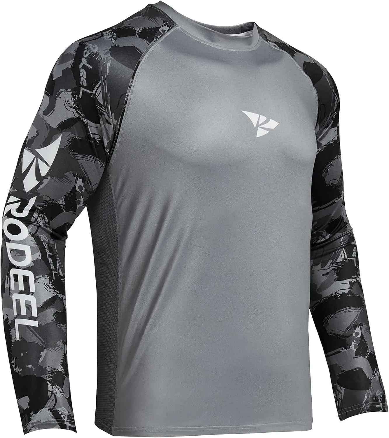 Rodeel мужская футболка для рыбалки с длинным рукавом, свободный крой, UPF 50
Rodeel мужская футболка для рыбалки с длинным рукавом, свободный крой, UPF 50