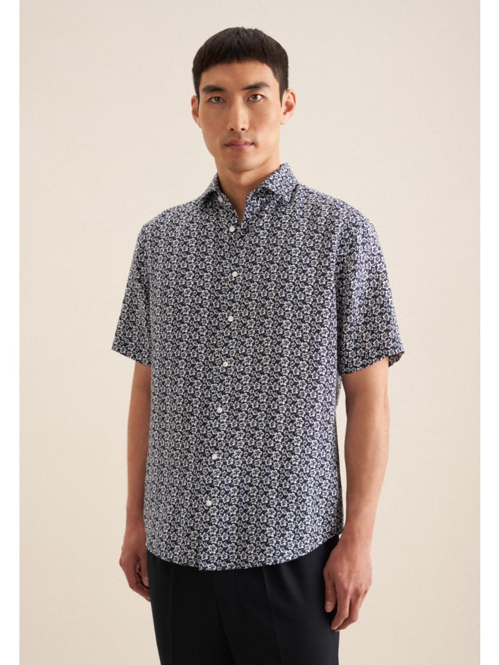 Рубашка Seidensticker, темно-синий
Рубашка Seidensticker, темно-синий