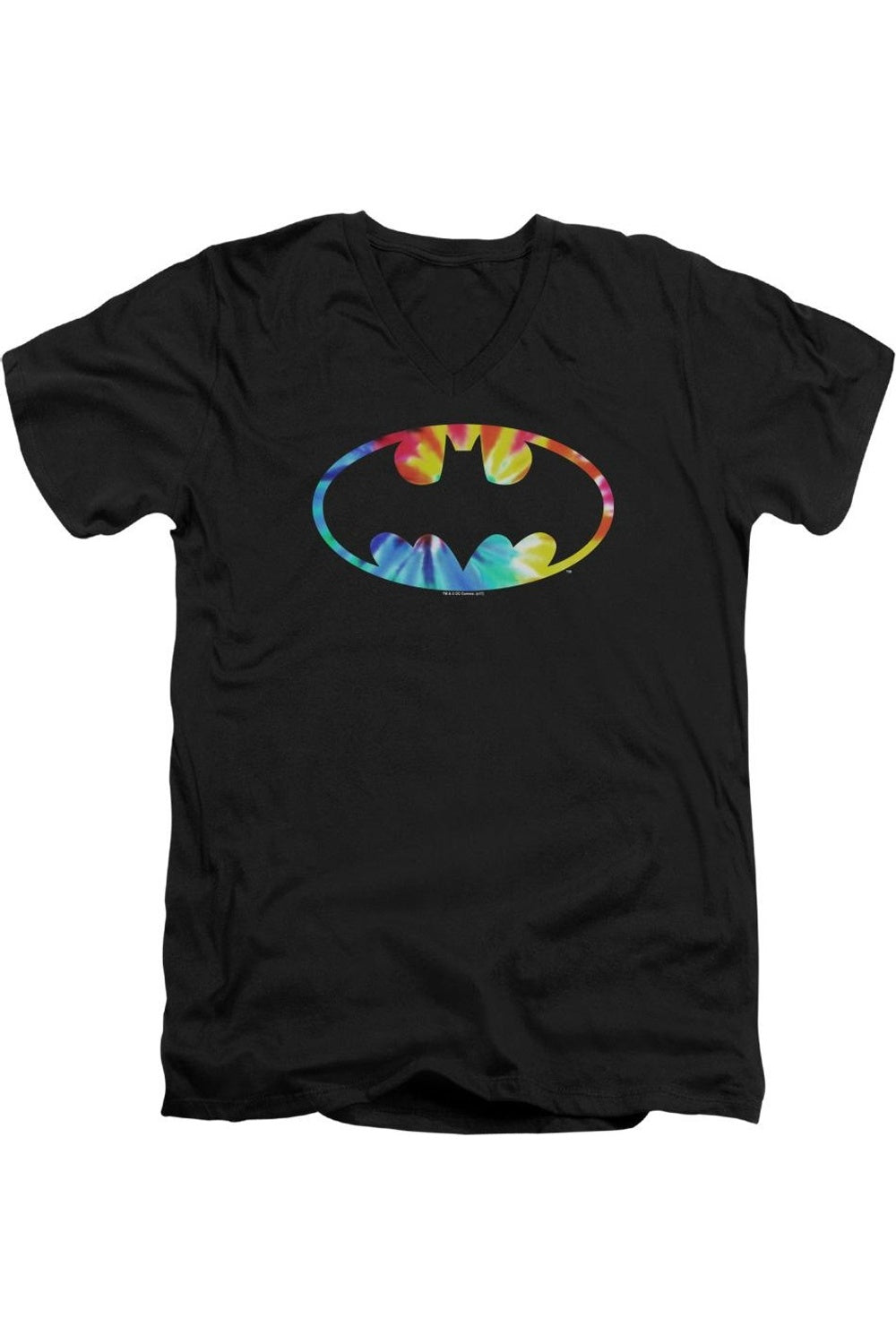 Футболка с коротким рукавом и V-образным вырезом из хлопка премиум-класса с логотипом Batman Tie Dye для взрослых Gildan, черный 
Футболка с коротким рукавом и V-образным вырезом из хлопка премиум-класса с логотипом Batman Tie Dye для взрослых Gildan, черный