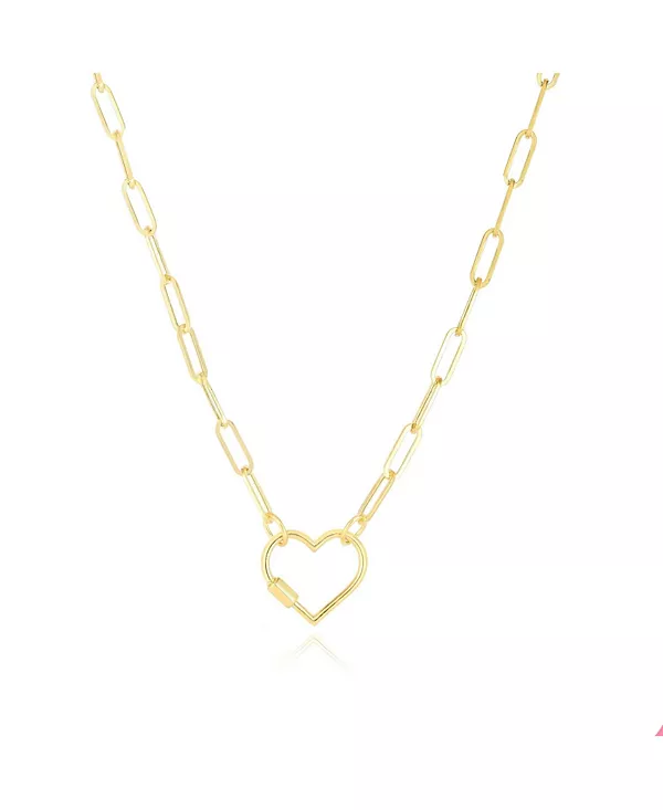Ожерелье с подвеской-сердечком и карабином, 14-каратное золото The Lovery, gold
Ожерелье с подвеской-сердечком и карабином, 14-каратное золото The Lovery, gold