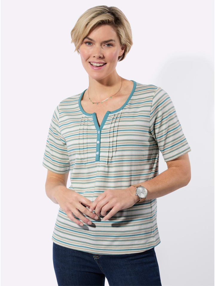 Рубашка в полоску цвета экрю и океана WITT WEIDEN
Рубашка в полоску цвета экрю и океана WITT WEIDEN