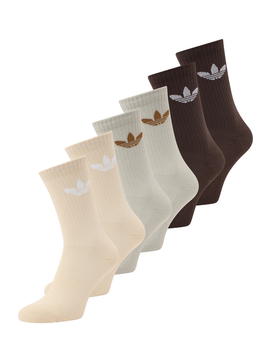 Носки ADIDAS ORIGINALS Socks Trefoil Cushion, цвет beige/chocolate/light grey
Носки ADIDAS ORIGINALS Socks Trefoil Cushion, цвет beige/chocolate/light grey