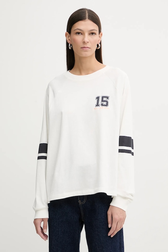 Хлопковый лонгслив Marc O'Polo, белый
Хлопковый лонгслив Marc O'Polo, белый