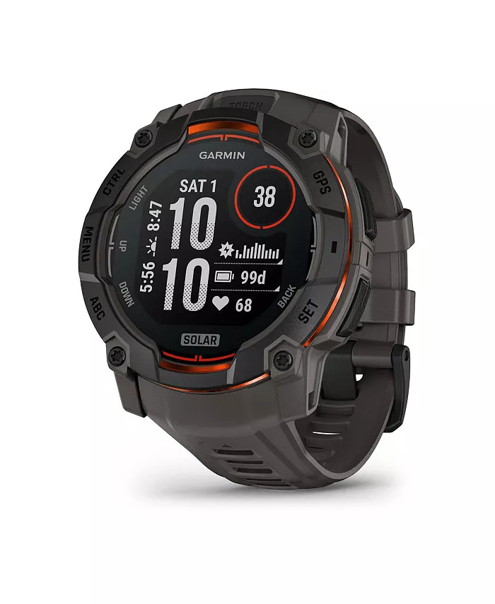 Часы Instinct 3, 50mm Solar, Black/Charcoal Garmin
Часы Instinct 3, 50mm Solar, Black/Charcoal Garmin