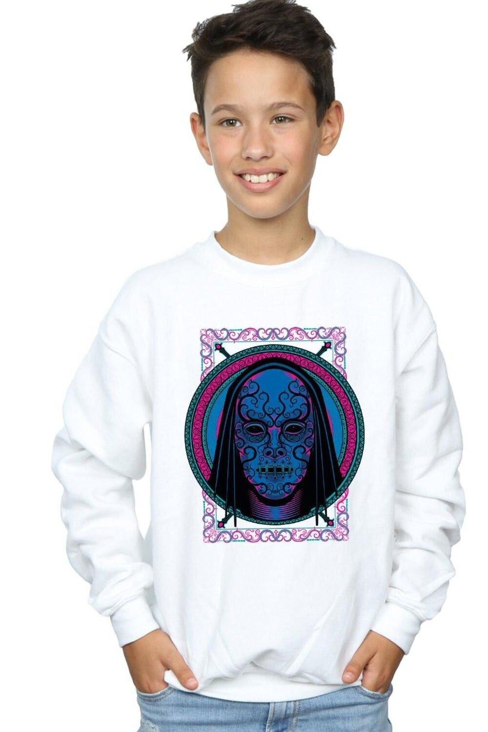 Неоновая толстовка с маской Пожирателя Смерти Harry Potter, белый
Неоновая толстовка с маской Пожирателя Смерти Harry Potter, белый