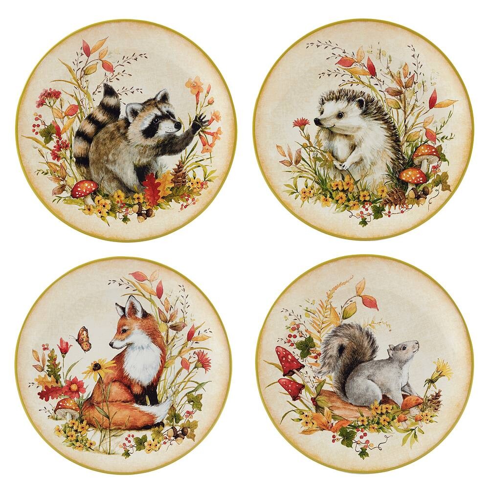 Сертифицированный международный набор тарелок для салата Woodland Critters из 4 предметов Certified International, мультиколор
Сертифицированный международный набор тарелок для салата Woodland Critters из 4 предметов Certified International, мультиколор
