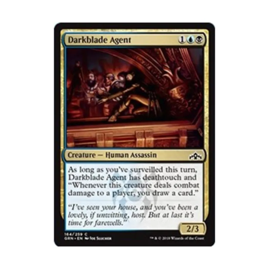 CCG Агент Темного Клинка (клавиша C), MTG - Guilds of Ravnica 
CCG Агент Темного Клинка (клавиша C), MTG - Guilds of Ravnica