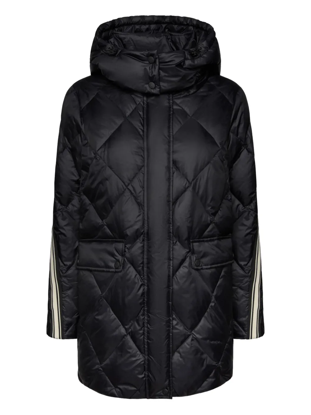 Стеганая куртка с полосатыми деталями ELENA MIRO`, черный
Стеганая куртка с полосатыми деталями ELENA MIRO`, черный