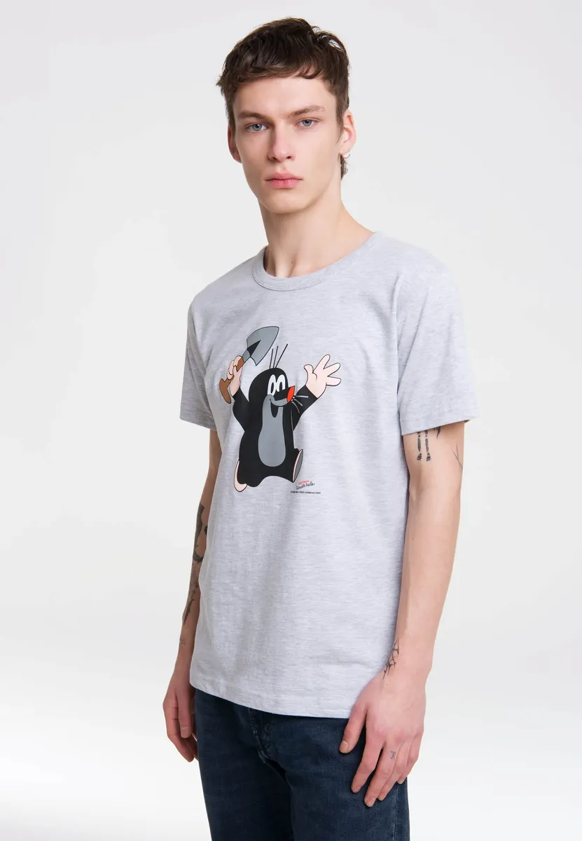 Logoshirt Футболка "Крот", с лицензионным оригинальным дизайном, цвет Grau-Meliert
Logoshirt Футболка "Крот", с лицензионным оригинальным дизайном, цвет Grau-Meliert