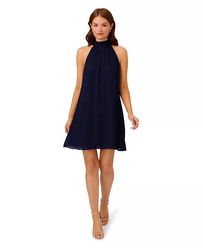 Женское платье-рубашка без рукавов с воротником-стойкой из шифона Adrianna Papell, синий
Женское платье-рубашка без рукавов с воротником-стойкой из шифона Adrianna Papell, синий