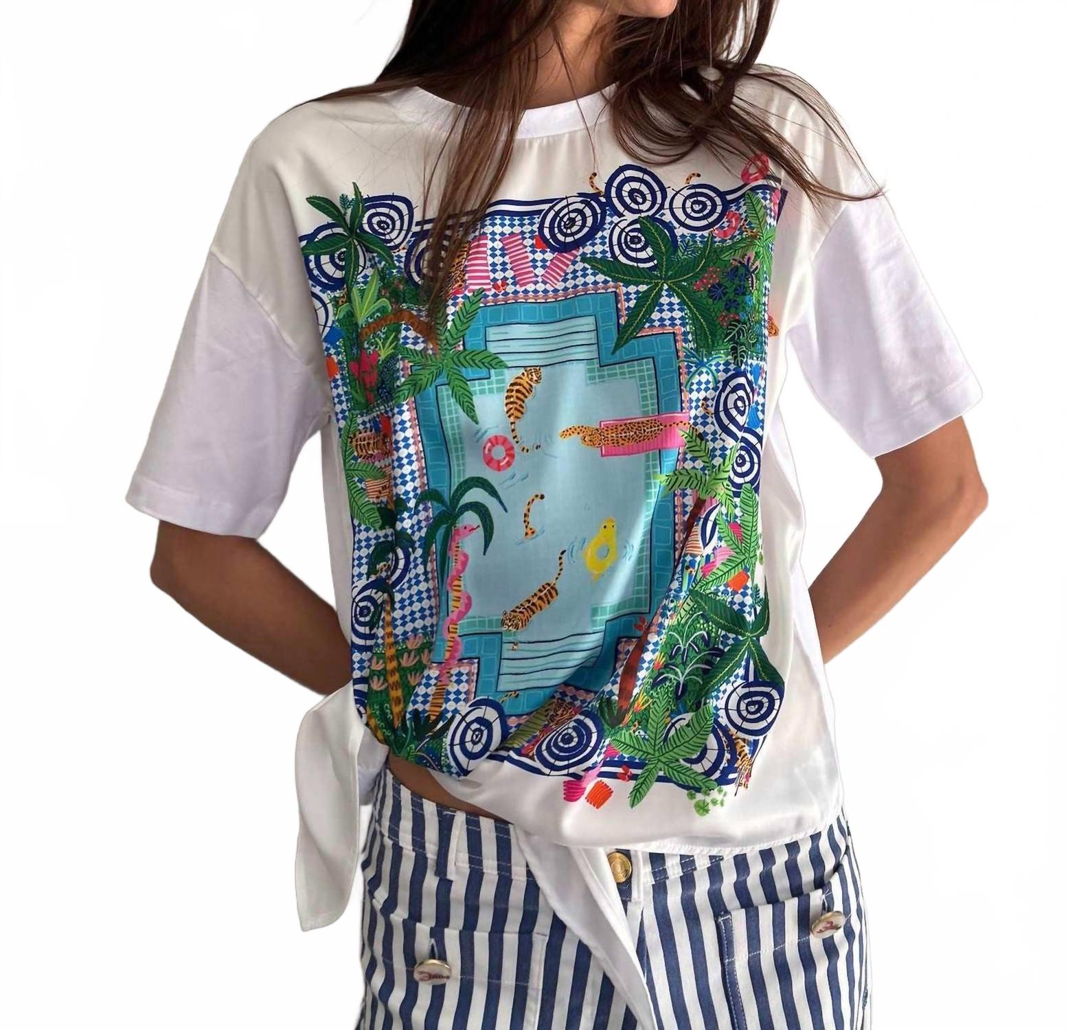 Футболка Kiera с принтом «Пишинэ» Vilagallo, Piscina Print
Футболка Kiera с принтом «Пишинэ» Vilagallo, Piscina Print