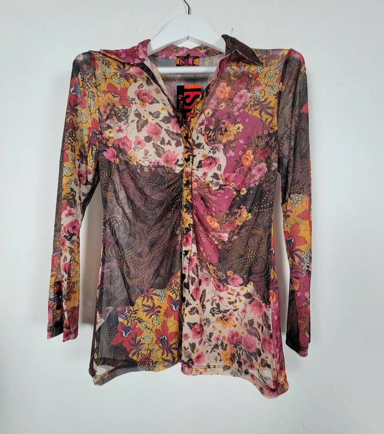 Женская сетчатая футболка с длинным рукавом в цвете Tintomsh Isle By Melis Kozan, Tintomsh
Женская сетчатая футболка с длинным рукавом в цвете Tintomsh Isle By Melis Kozan, Tintomsh