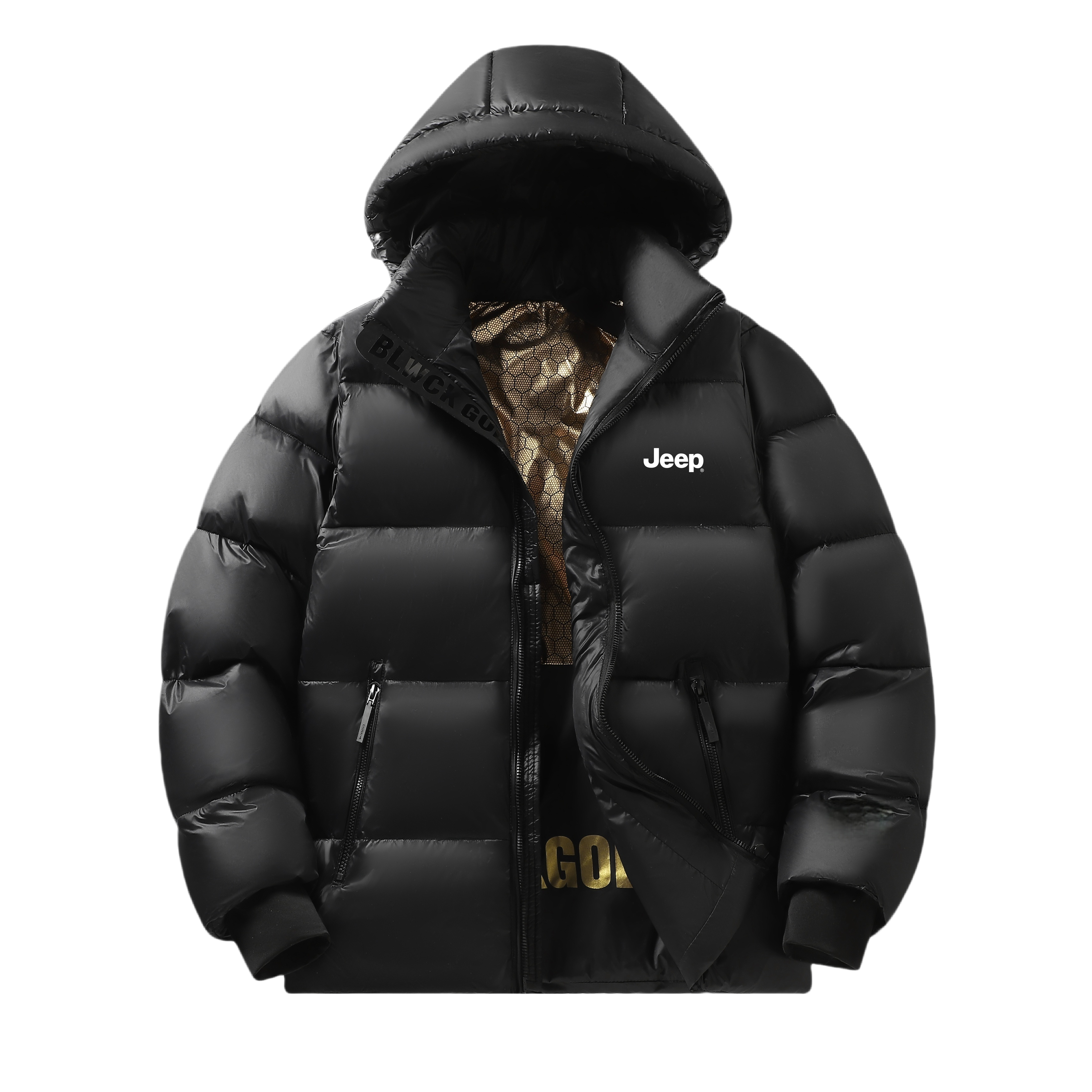 Jeep Пуховик Unisex Black Hooded Thickened Padded Puffer
Jeep Пуховик Unisex Black Hooded Thickened Padded Puffer