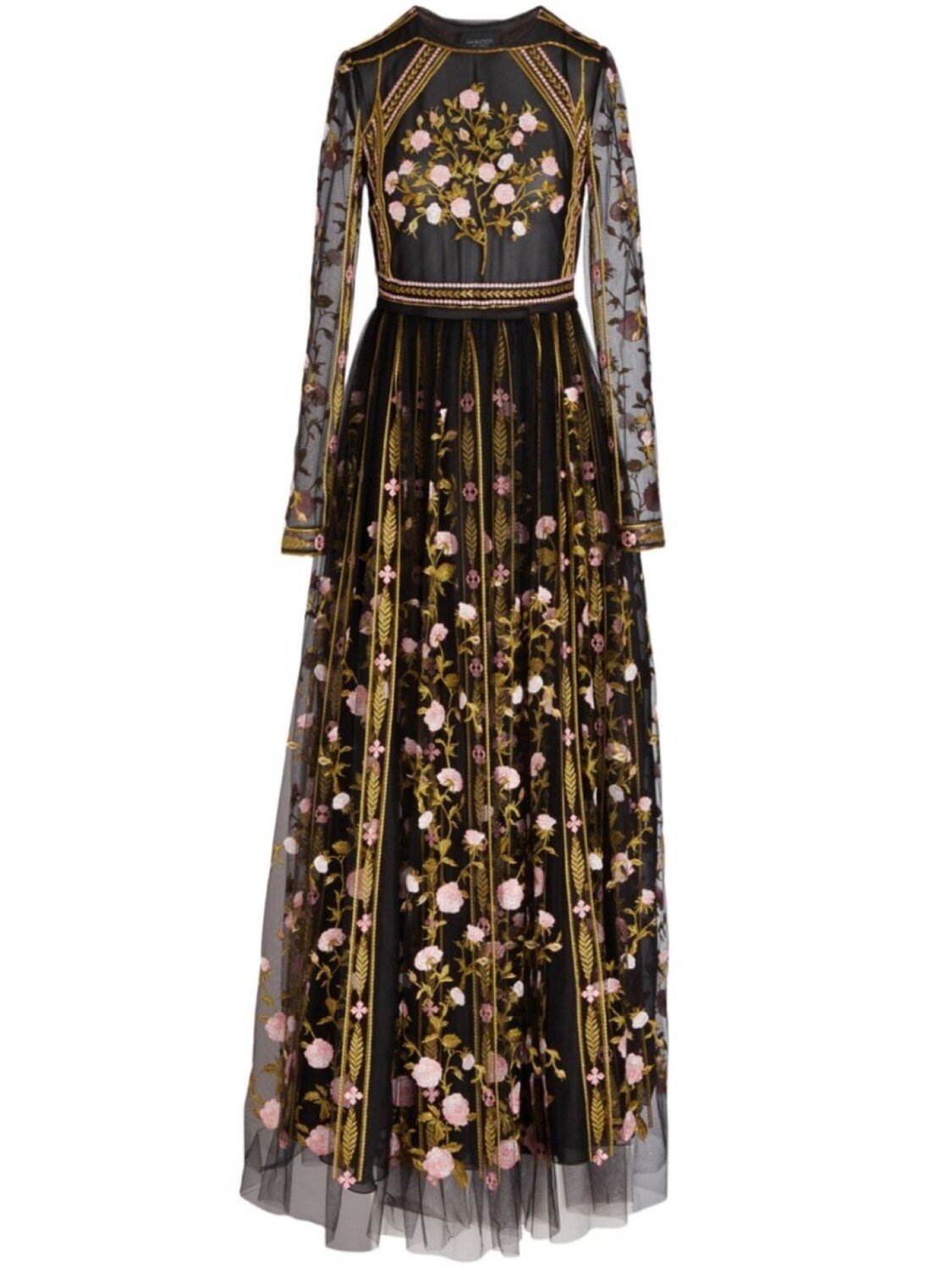Giambattista Valli платье из тюля с вышивкой, черный
Giambattista Valli платье из тюля с вышивкой, черный