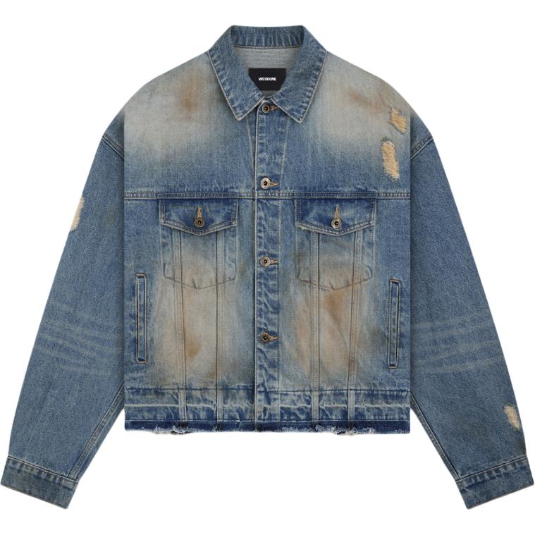 WE11DONE Потертая джинсовая куртка, Blue
WE11DONE Потертая джинсовая куртка, Blue
