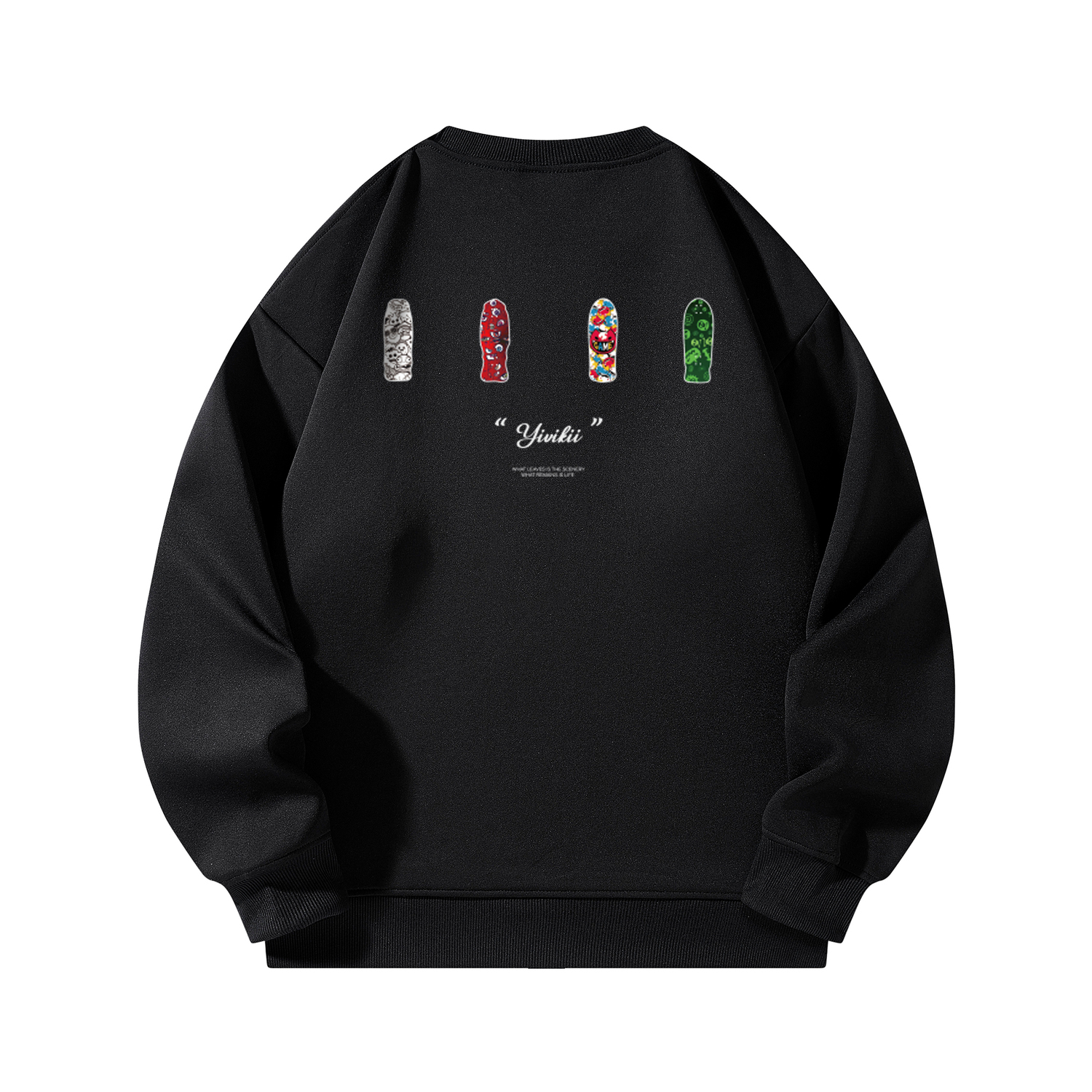 Свитшот мужской YIVIKII, черный
Свитшот мужской YIVIKII, черный