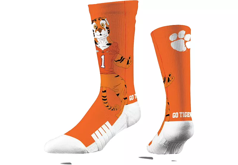 Носки Strideline Clemson Tigers Mascot Crew
Носки Strideline Clemson Tigers Mascot Crew