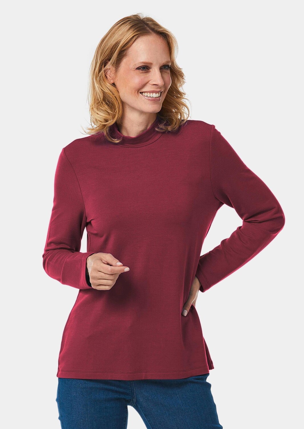 Рубашка GOLDNER Stehbundshirt, темно-красный 
Рубашка GOLDNER Stehbundshirt, темно-красный