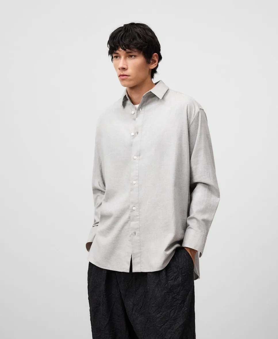 Мужская рубашка свободного кроя с отложным воротником Adolfo Dominguez, светло-серый
Мужская рубашка свободного кроя с отложным воротником Adolfo Dominguez, светло-серый