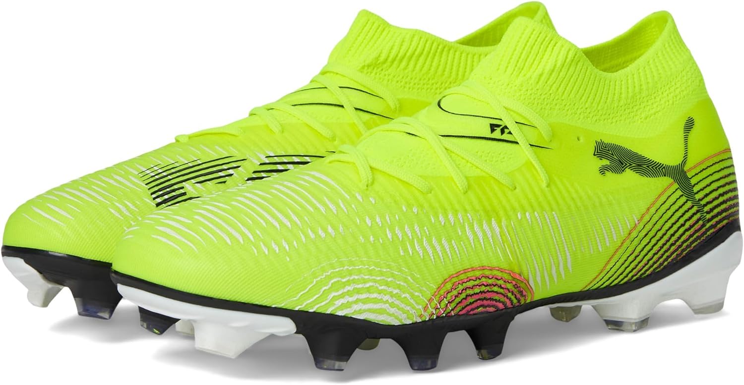 Футбольные бутсы Puma Men's Future 8 Match для твердого и искусственного покрытия, черный/желтый
Футбольные бутсы Puma Men's Future 8 Match для твердого и искусственного покрытия, черный/желтый