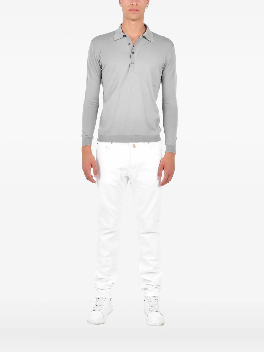 Поло с длинными рукавами Low Brand, серый
Поло с длинными рукавами Low Brand, серый