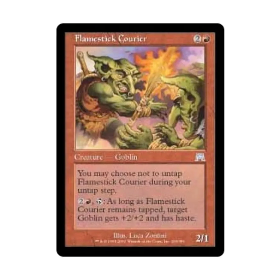 CCG Курьер с огненными палками (U), MTG - Onslaught
CCG Курьер с огненными палками (U), MTG - Onslaught