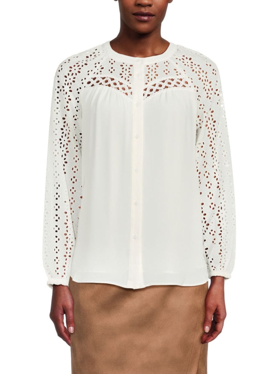 Рубашка Шиффли T Tahari, цвет White Star
Рубашка Шиффли T Tahari, цвет White Star