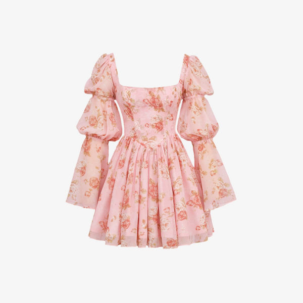 Платье мини House Of Cb Sancia из шифона с цветочным принтом, розовый
Платье мини House Of Cb Sancia из шифона с цветочным принтом, розовый