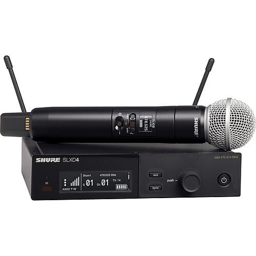 Микрофон Shure SLXD24/SM58 Digital Wireless Handheld Microphone System with SM58 Capsule (G58: 470 to 514 MHz)
Микрофон Shure SLXD24/SM58 Digital Wireless Handheld Microphone System with SM58 Capsule (G58: 470 to 514 MHz)