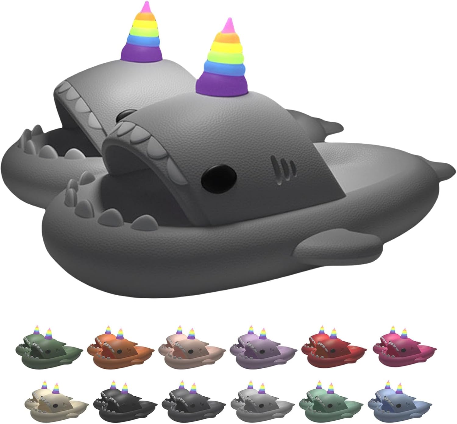 Тапочки «Единорог-акула» для мужчин и женщин, светящиеся в темноте, из мягкого ЭВА, летние, нескользящие, быстросохнущие Generic
Тапочки «Единорог-акула» для мужчин и женщин, светящиеся в темноте, из мягкого ЭВА, летние, нескользящие, быстросохнущие Generic